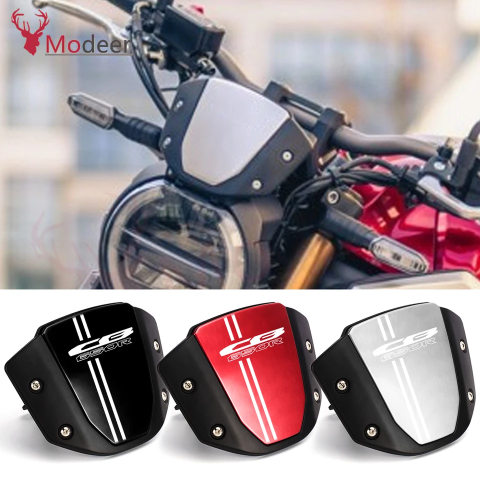 CB650 R Motocyklové čelné sklo čelné sklo hliníkovej súpravy pre deflektor Handa CB650R CB 650 R 2019 2020 2021 veterná obrazovka CB 650R