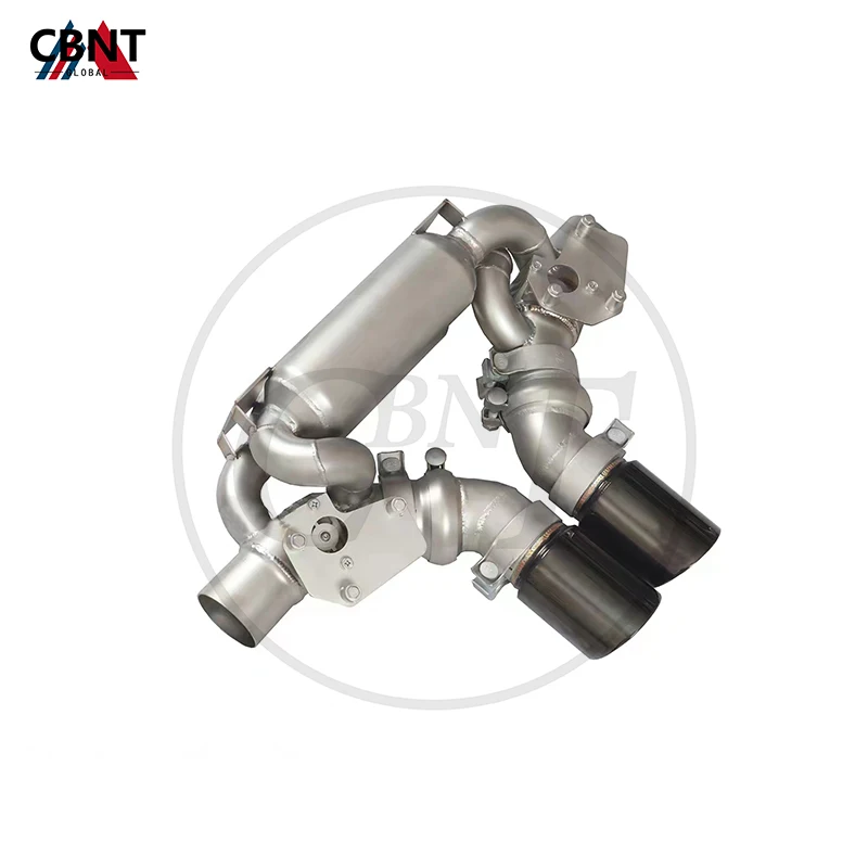 CBNT vysokovýkonný upgrade výfukového systému Potrubie a nápravy tlmiča s ventilom SS304 CATBACK pre Porsche 911 992 3,0T GT3
