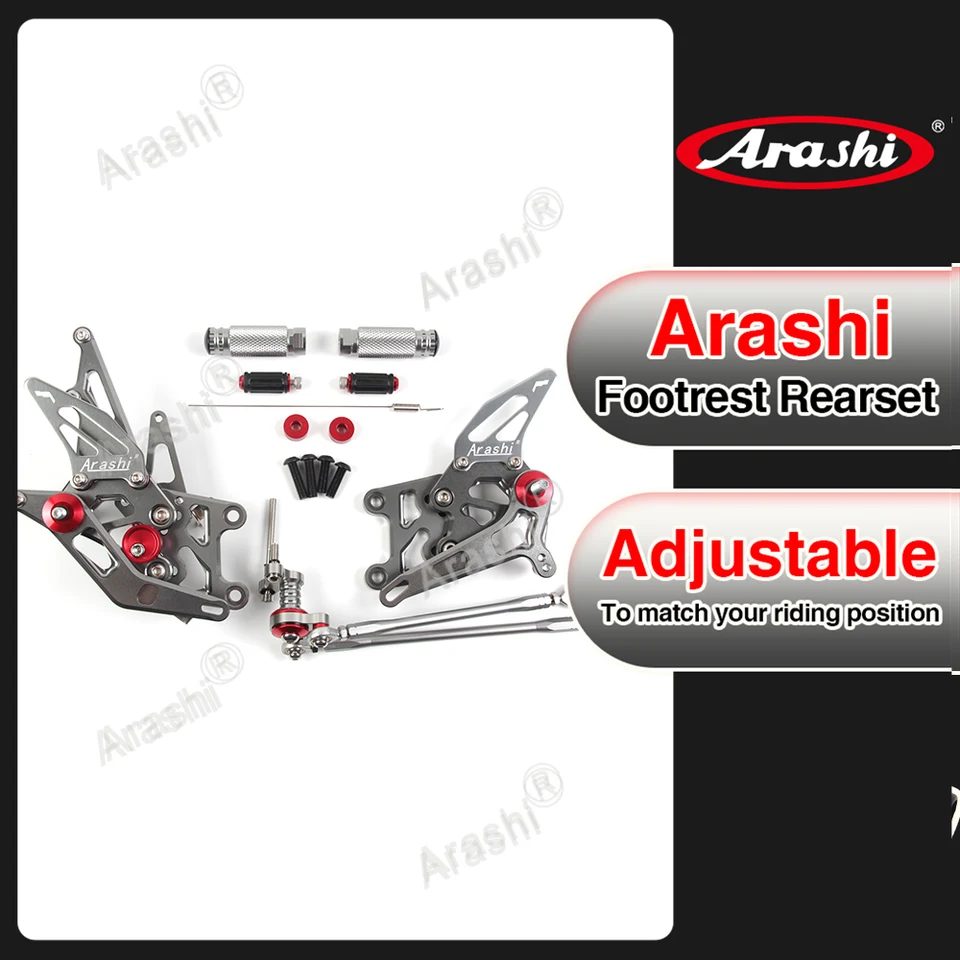 CBR600RR 2009-2023 Arashi CNC nastaviteľná zadná súprava zadných súprav pre Footrest pre Honda CBR 600RR CB600 RR ABS 2010 2012 2012 2014 2014 GP