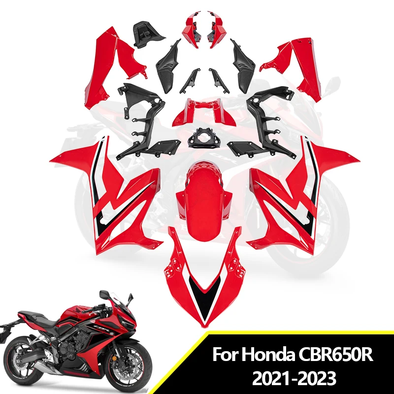 CBR650R Full Quarings Vstrekovacie súpravy karoséria Panel Cover pre Honda CBR 650R 2021 - 2023 ABS Plastické motocyklové príslušenstvo