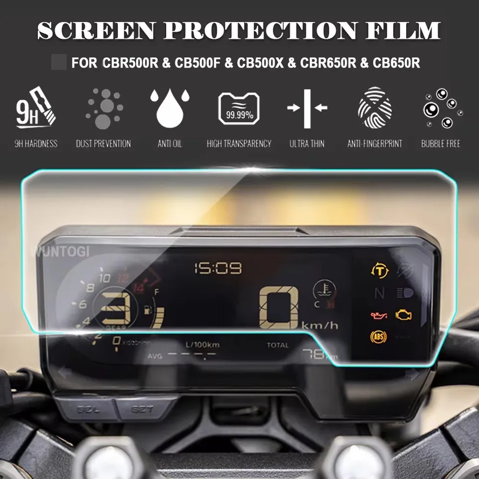 CBR650R Príslušenstvo DASKARD SCRESCORE OCHRANA PROGRAČNÉHO PROSTRUKOVÉHO PREHRAJÚCICH FILM PRE HONDA CBR 650 R CBR500R CB500F/X CB650R