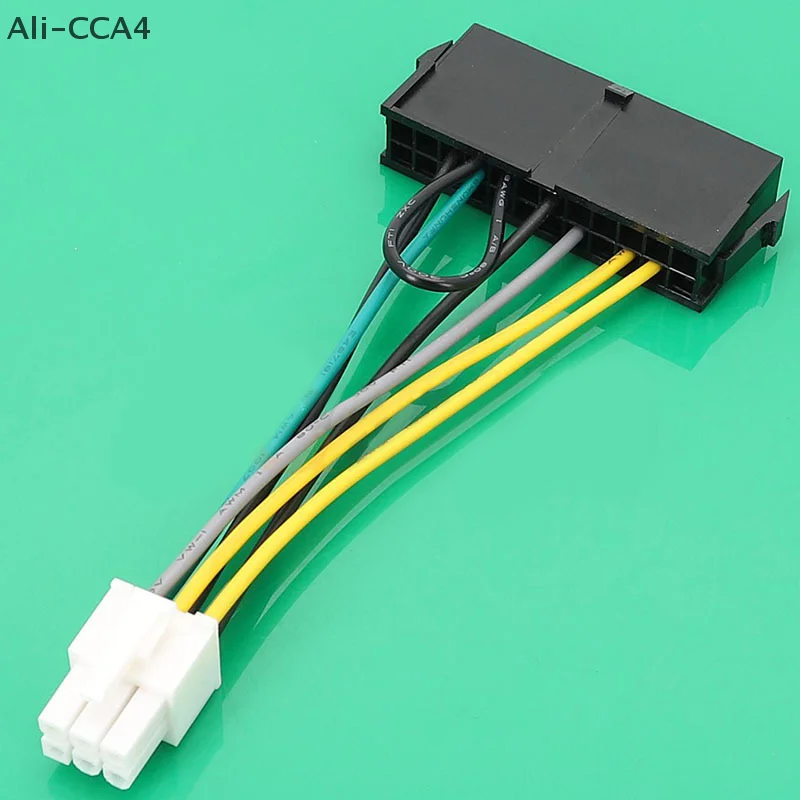 CCA4-24Pin Žena do 6p Kábel prevodníka pre menič mužského napájacieho adaptéra pre Dell 6 PIN 3060 7050 HEACBOARD