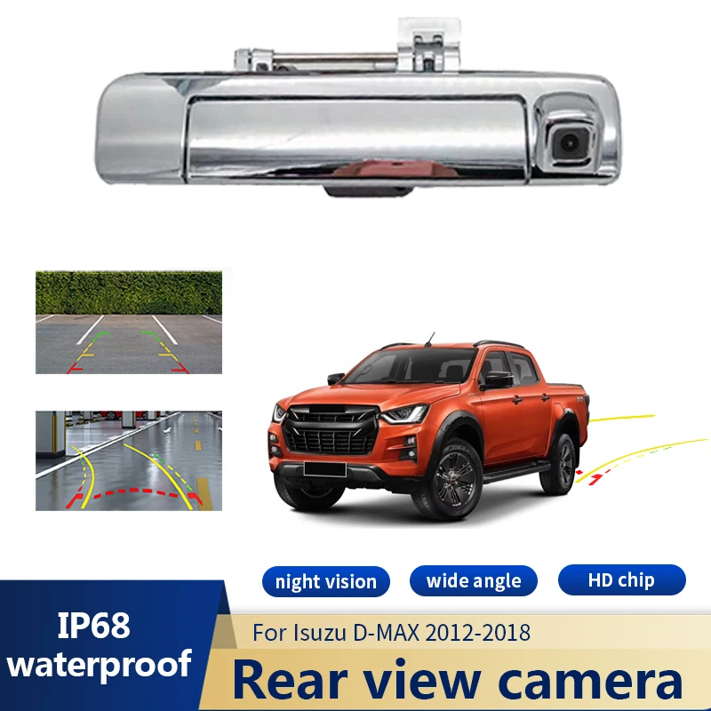 CCD NTSC CAR CAR COMERA CAMERA CAMERA KOMERATION Rukoväť rukoväte zadných dverí pre fotoaparát pre ISUZU D-Max DMAX RT50 RT85 Pickup 2012 ~ 2018