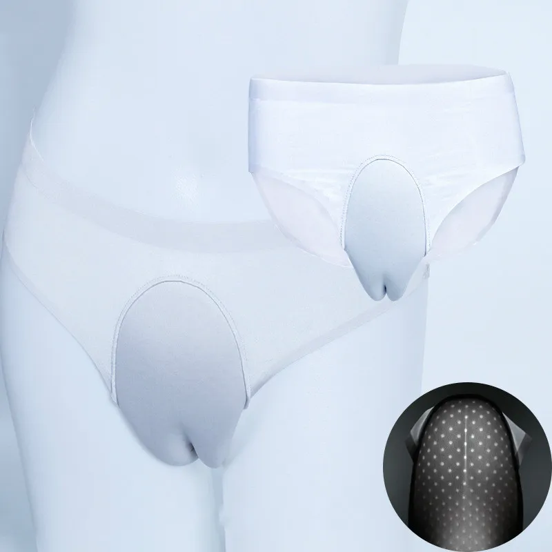 CD TG VAGINA MEN OVLÁDANIE PANTY Hide JJ Crossdresser vagina gaff transgender ťavá päta spodná bielizeň