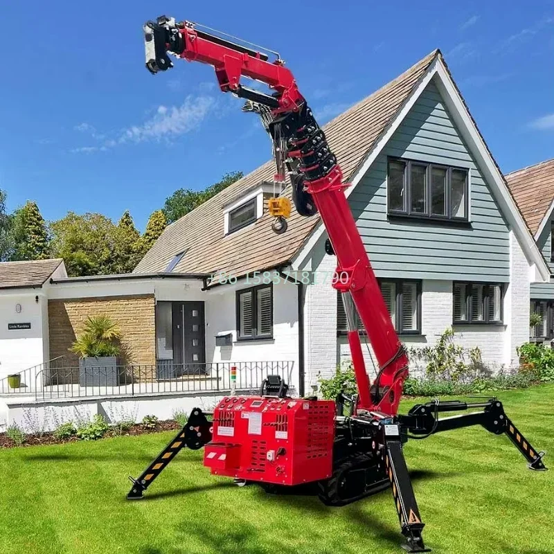 CE EPA EURO Spider Crane Prenosný zdvíhací elektrický pavúk CRANGE Construction Build 3 Ton Crawler 2T 5T 8T LIFT MINI Spider CRANE