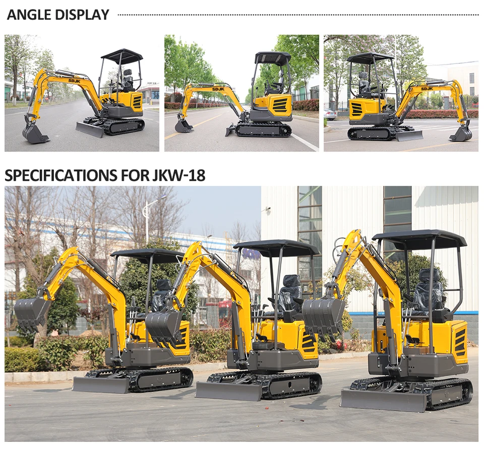 CE EUR5 MINI 1 000 kg RT10 Malý digger 1T MICRO MILI RAMAVATOR s dovozným dieselovým motorom