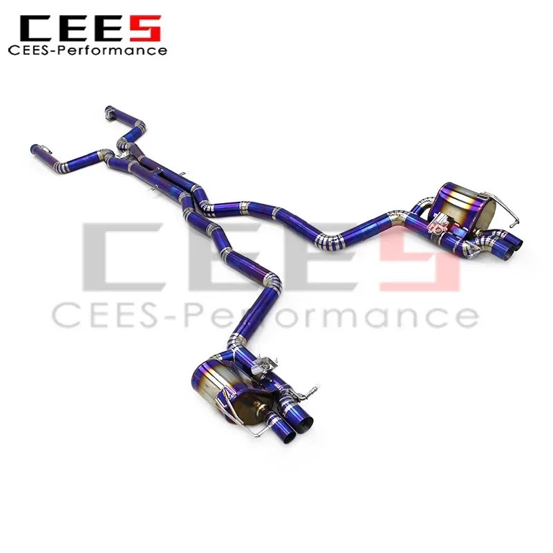 CEES ladenie Valvetronic Catback výfuk pre Mercedes-Benz C63/C63S AMG W205 4.0T 2015-2020