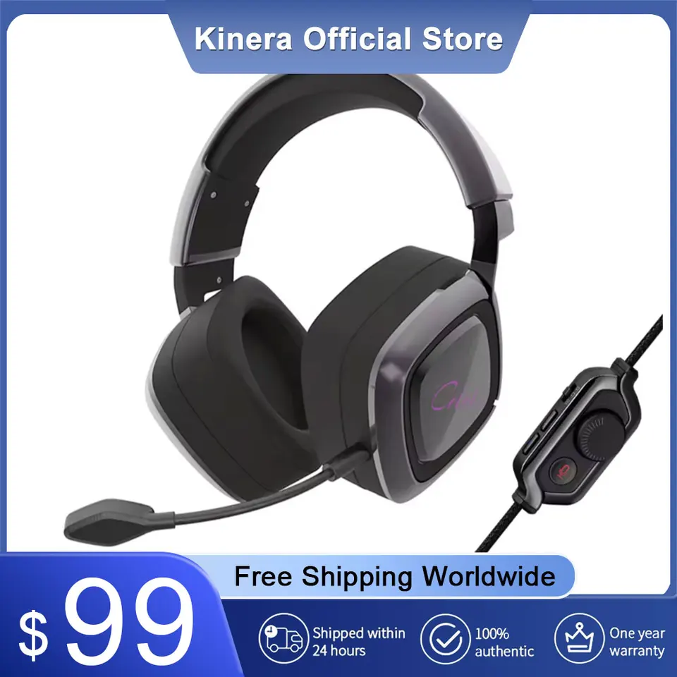 Celest Ogryn slúchadlá s mikrofónovým káblovým ovládaním 7.1 USB kábla IEMS Viac režimov pre darčeky na headset PC/PS4/PS5/Xbox