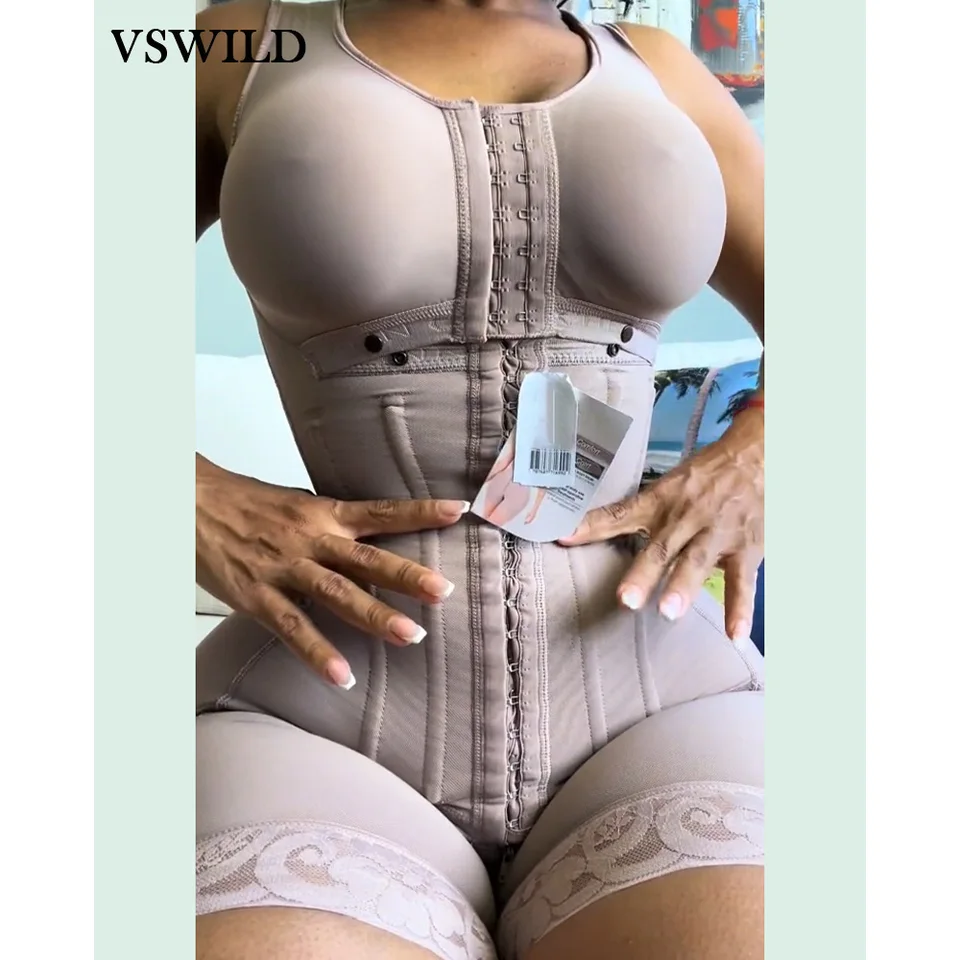 Celé telo Shaper Fajas Kolumbijania Zasiavač Ohláskové hernizácie Bodyzuits bruško regulačný model Strap popôrod