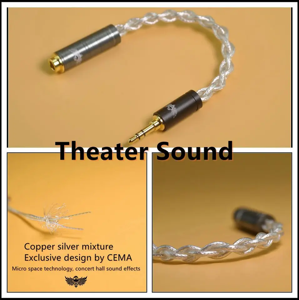 CEMA Theatre Sound Zvuk zosilňovača Overline Darný kábel