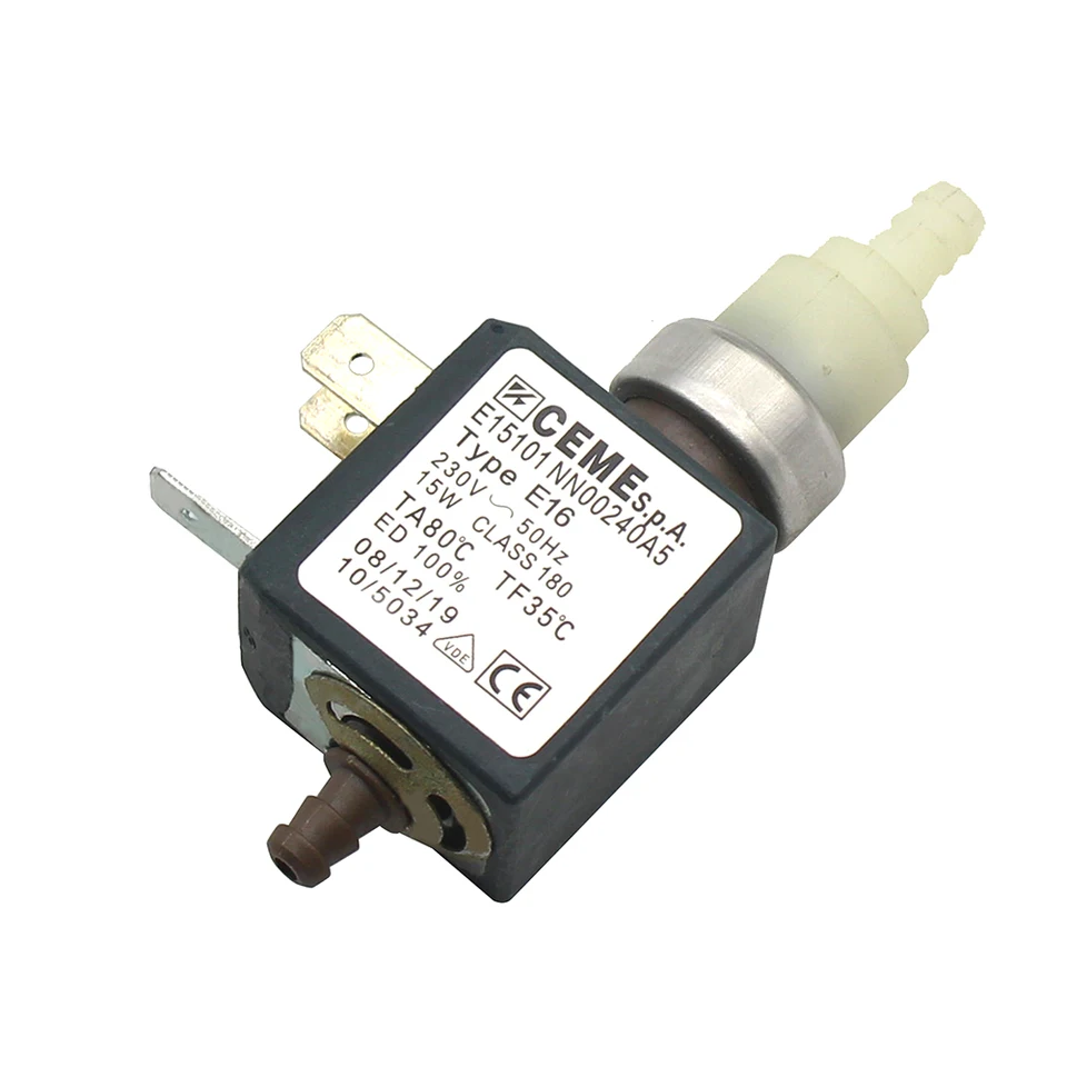 CEME 15W AC 230V 50Hz Pôvodný plunger E151 PAMNÁ VODNÁ VODA Polti Elektromagnetické kávové čerpadlo 400 600 Special Pro