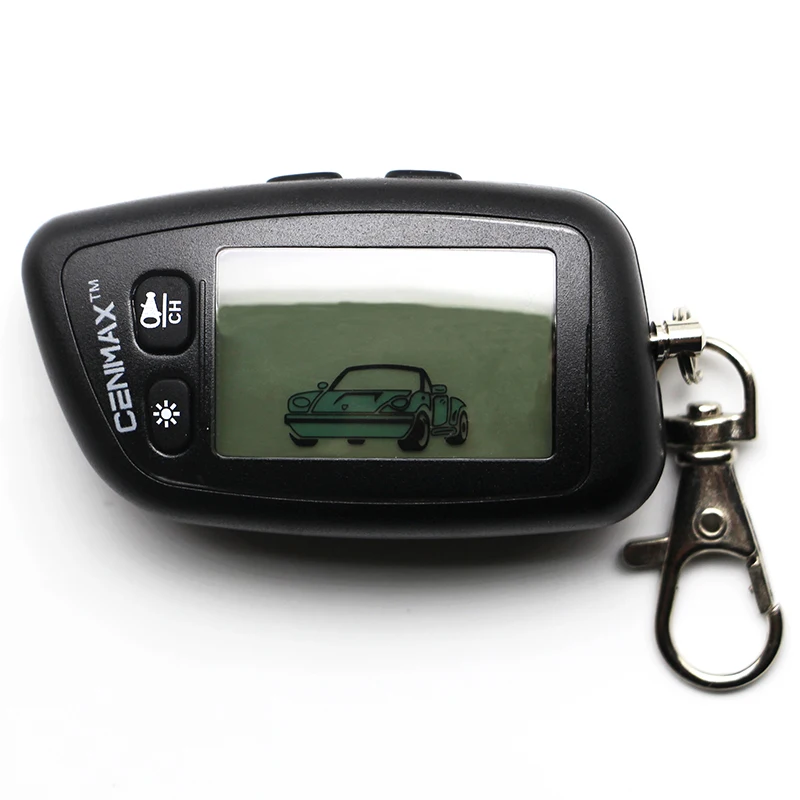 Cenmax ST-5A Ruská verzia LCD diaľkové ovládanie pre 5A LCD Keychain CAR DREH 2-CON-CAR Alarm / Plach