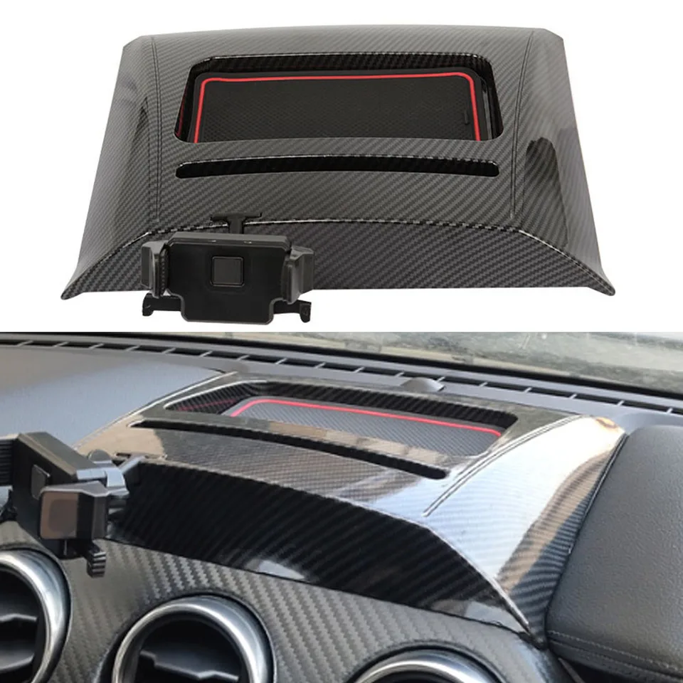 Central Console Dashboard Storage Box Držiteľ telefónu Coin Organizátor pre Ford Mustang 2015-2021