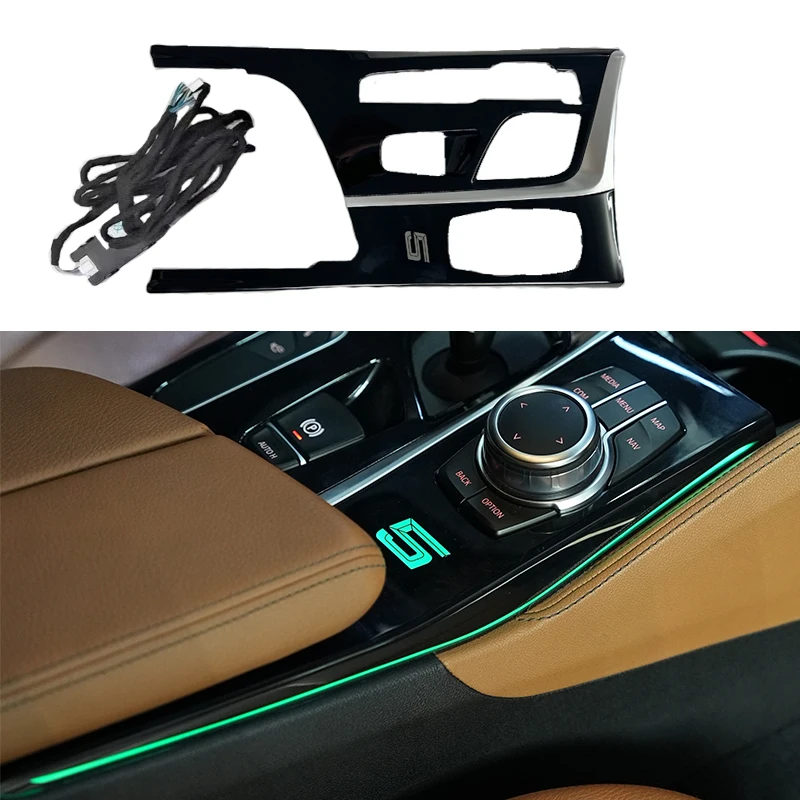 Central Control Saddle Light for BMW 5 Series G30 interiérová modifikácia Synchronizujte pôvodné prípravky na okolité svetlo