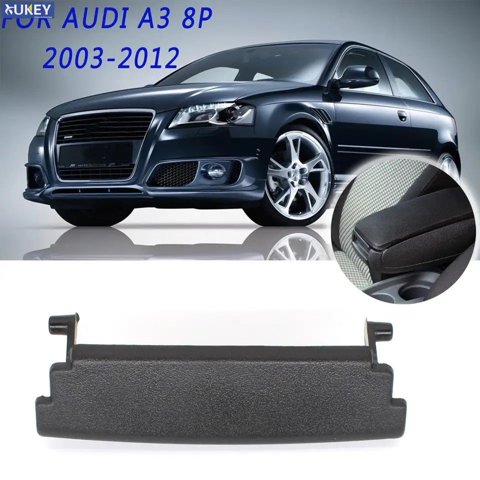 Centrum Console Lid Case Cover Cover Clip Clip Catch Storage Box pre Audi A3 S3 8P 2003 2004 2005 2006 2007 2008 2009 2009 2011 2011