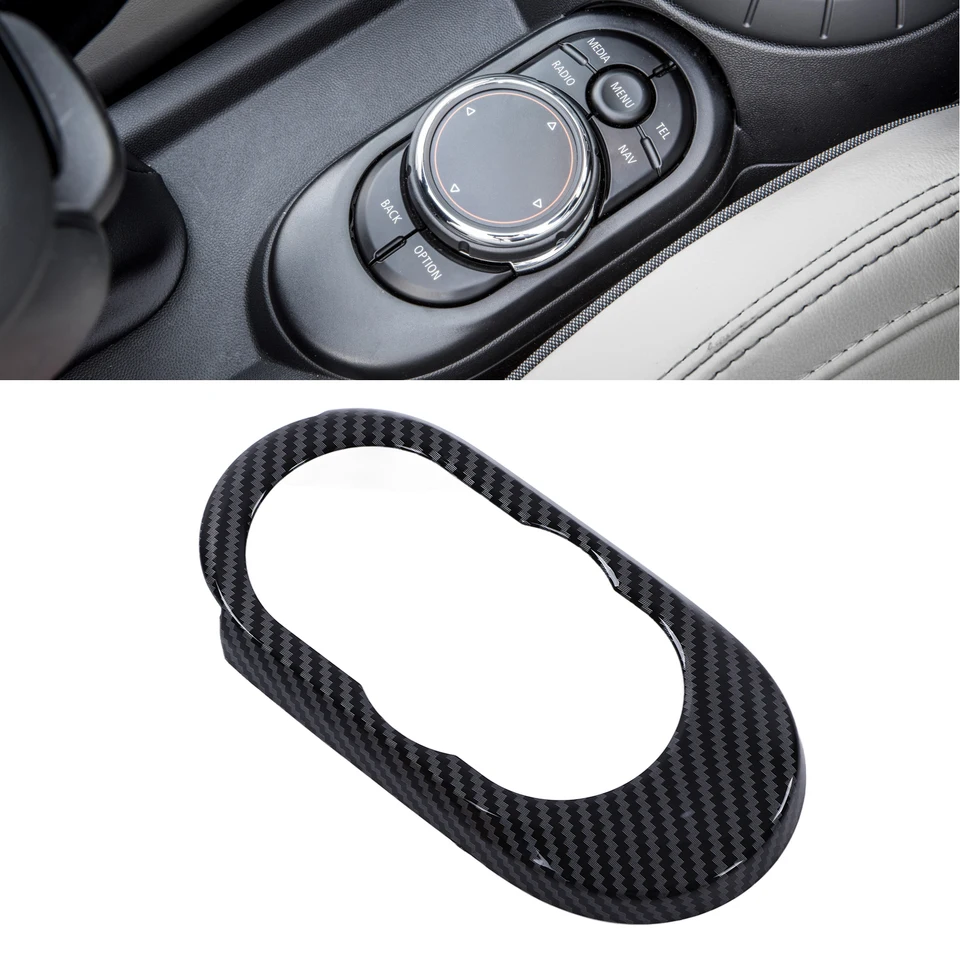 Centrálna kontrola Multimediálne gombíky Panel Panel Tink Tink Tink Fiber Look Look pre Mini Cooper F55 F56 2014‑2021 F57 2016-2021
