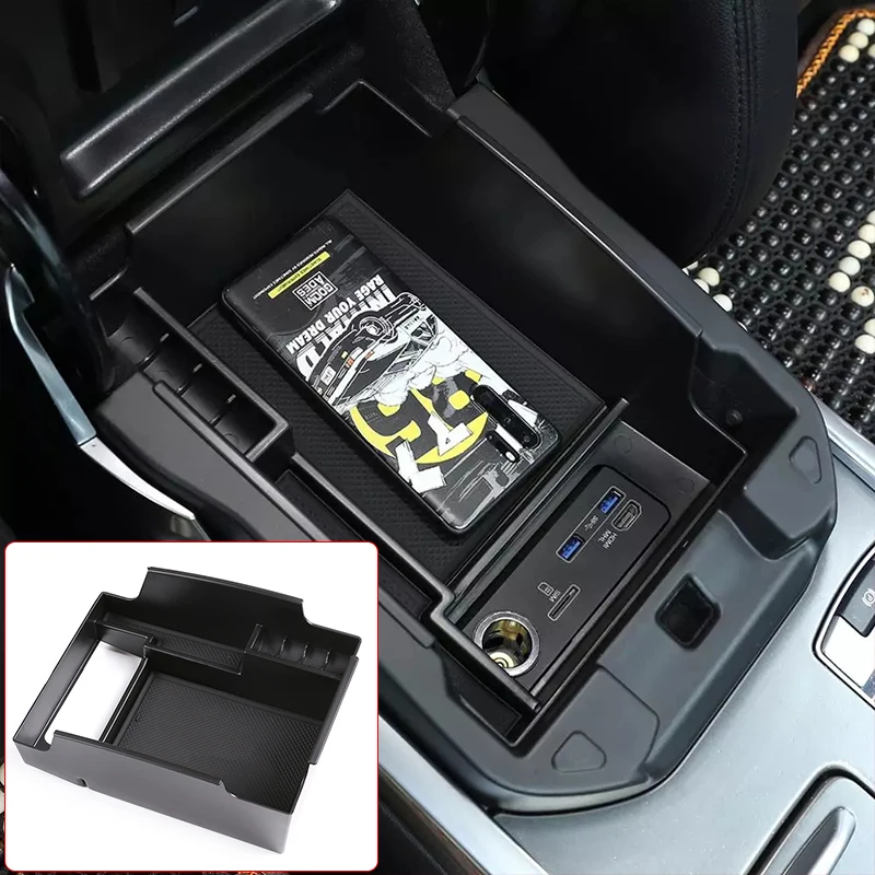 Centrálna úložná skrinka na dvere na rukavicu na rukavicu pre lakťové lakťové lakťové krabičky pre Land Rover Rover Rover Sport Vogue Accessories (nie s chladničkou)