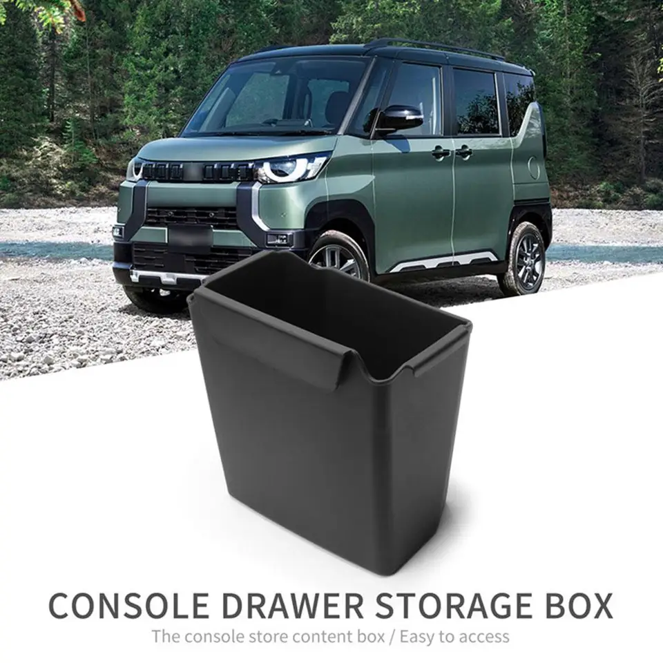 Centrálny úložný box pre Mitsubishi Delica Mini Cross/EV/Wagon/Space Center Console Organizátor Kontajnery Príslušenstvo O6N9