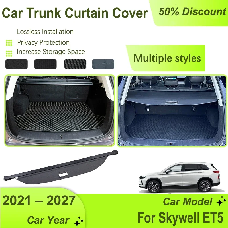 Ceraper pre kmeň pre kmeň pre Skywell ET5 Skyworth EV6 ELARIS Beo Imperium SEV 2021-2027 ZAUBNOTÍVACKÝ CARGO CRAS AUTO ACECESORY