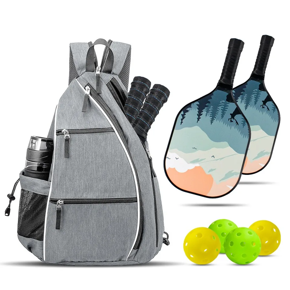 Cestovanie nastaviteľné pickleballové rakety batoh tenisový šport Pickleball Paddle Bag Racquetball Pickleball Bag Men ženy