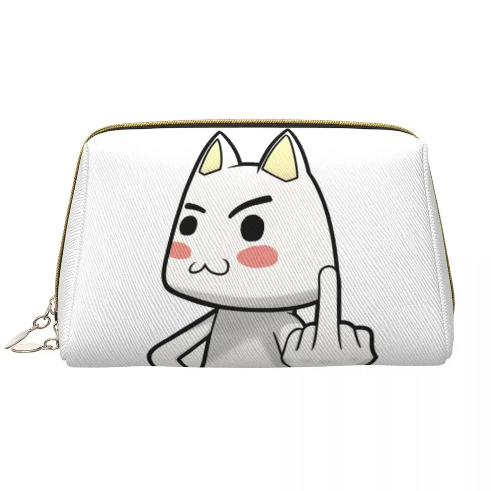 Cestovná karikatúra animácia Toro Inoue Cat toaletry taška kawaii kozmetický make -up organizátor dámske kozmetické úložisko DOPP KIT