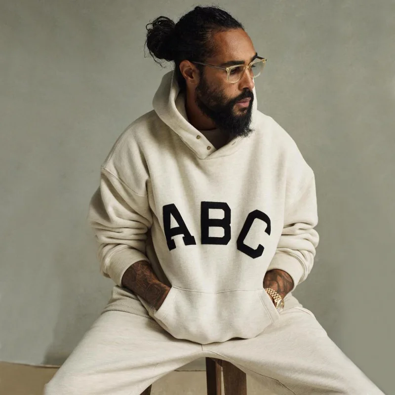 Cestovné Boha ABC Hoodie Fleece nadmerne nadmerne unisexové košele na zimné mikiny pre streetwear hmlové mikiny pre človeka