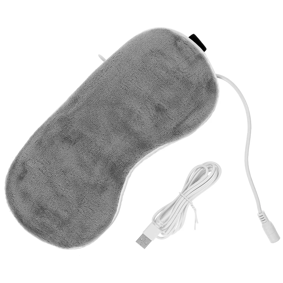 Cestovné očné masky Teplota nastaviteľná eyeshade USB Warm slepá sáčok Ochranta pary