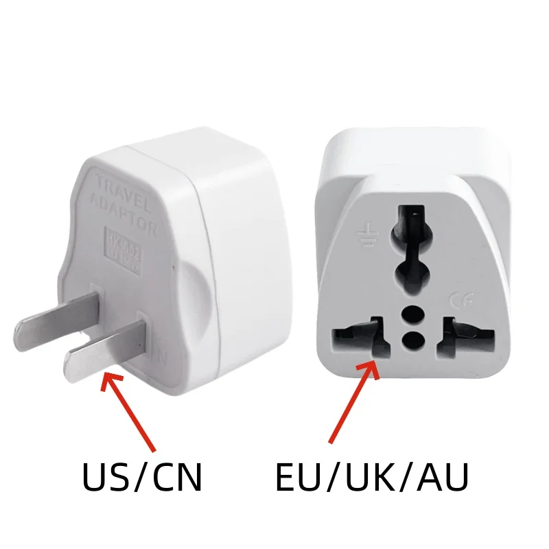 Cestovný adaptér univerzálny americký zástrčkový adaptér EÚ pre americký prevodník napájací náboj UK pre nás elektrické zásuvky