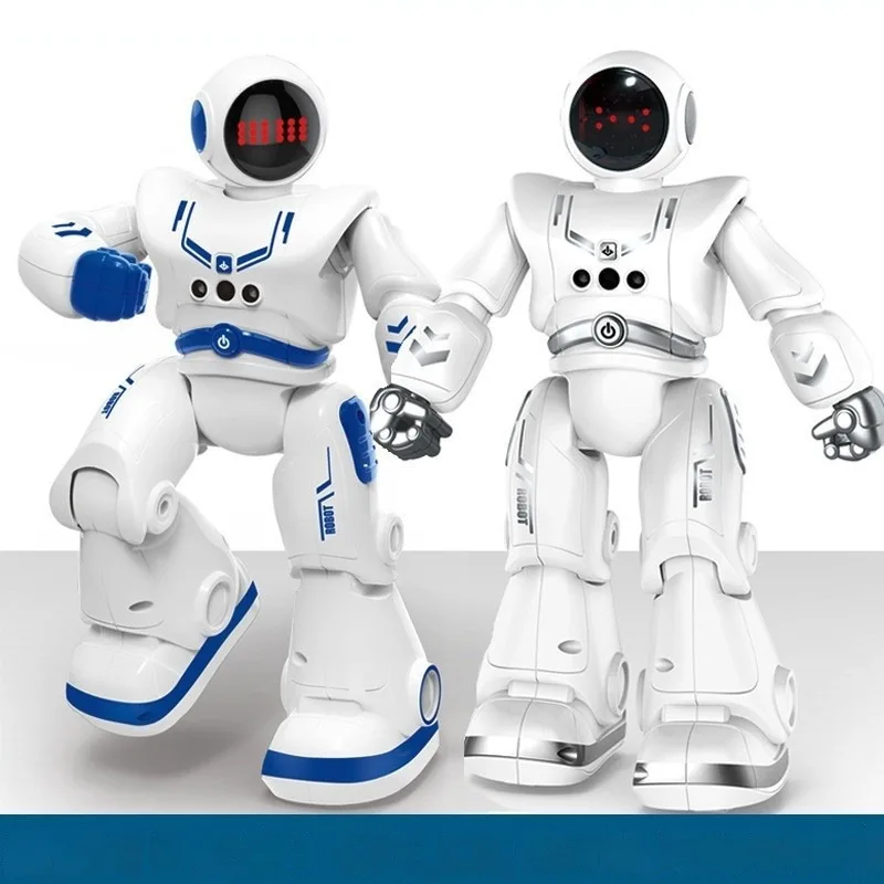 Cezhraničné nové 27 cm inteligentné vesmírny priestor pre rané vzdelávanie Robot diaľkové ovládanie hračiek Elektrické indukčné boxy robotické RC hračky