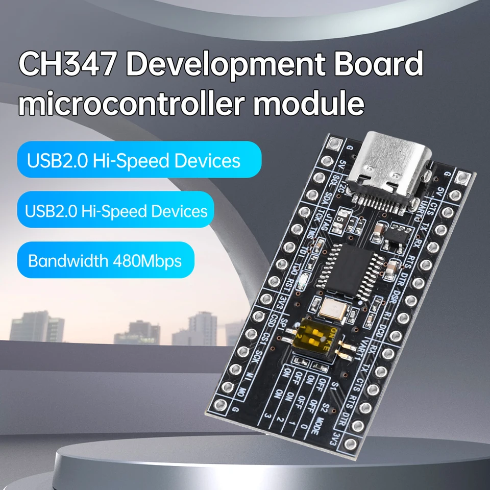 CH347 Vývojová doska USB 2,0 480MBPS HI-SPED Adapter Modul USB na I2C/SPI/UART/JTAG/GPIO Bridge Modul