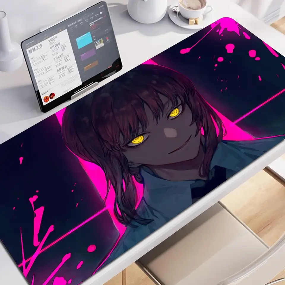 Chainsaw Man MousePad Laptop Desk Desk Mat Anime Mouse podložky veľké podložky myši anime herné doplnky myš Mouse Gamer Tablet Tablet