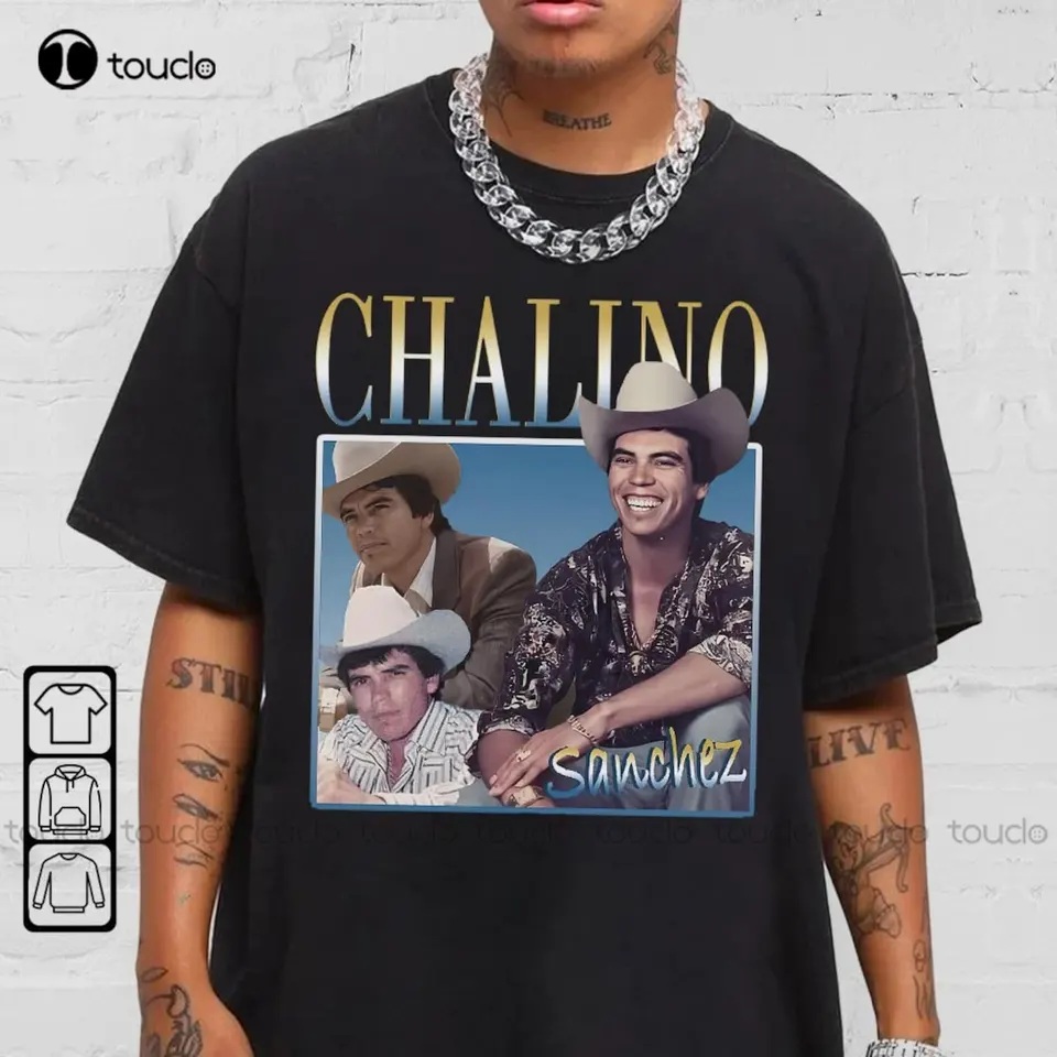 Chalino Sanchez košeľa Chalino Sanchez Vintage Tričko Červené košele pre mužov digitálna tlač tričko Custom Darček xs-5xl