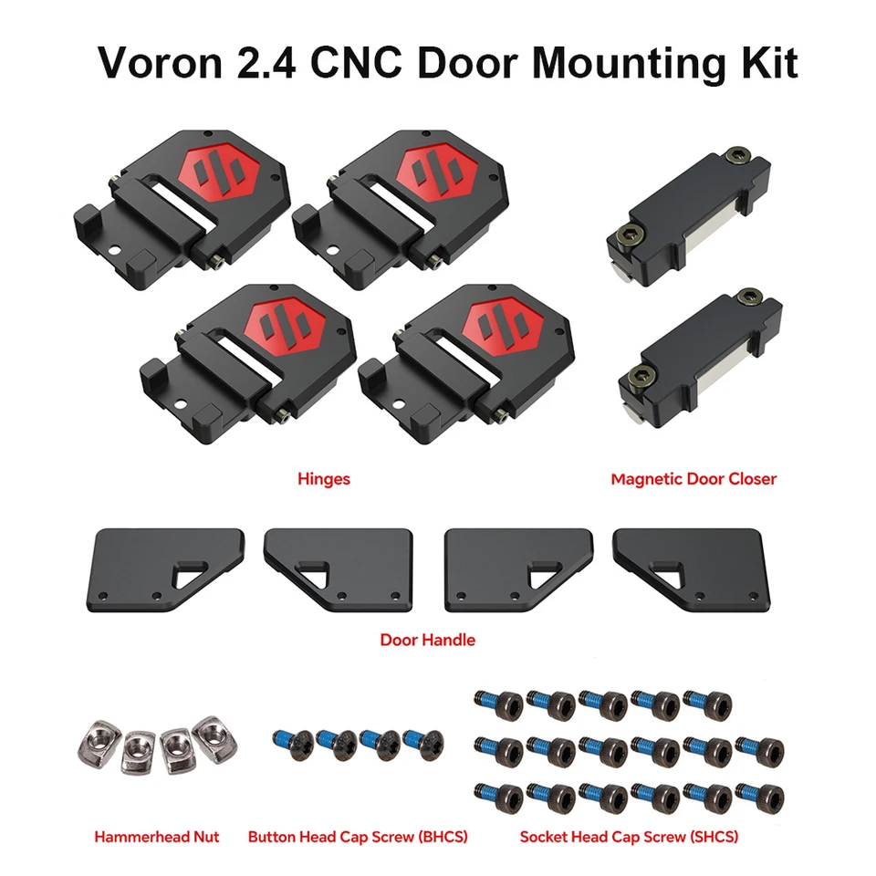 ChaoticLab Voron 2.4 CNC Montážna súprava dverí Voron 3D Časti tlačiarne vyrobené s CNC obrábaním s vysokou presnosťou bezproblémovej integrácie