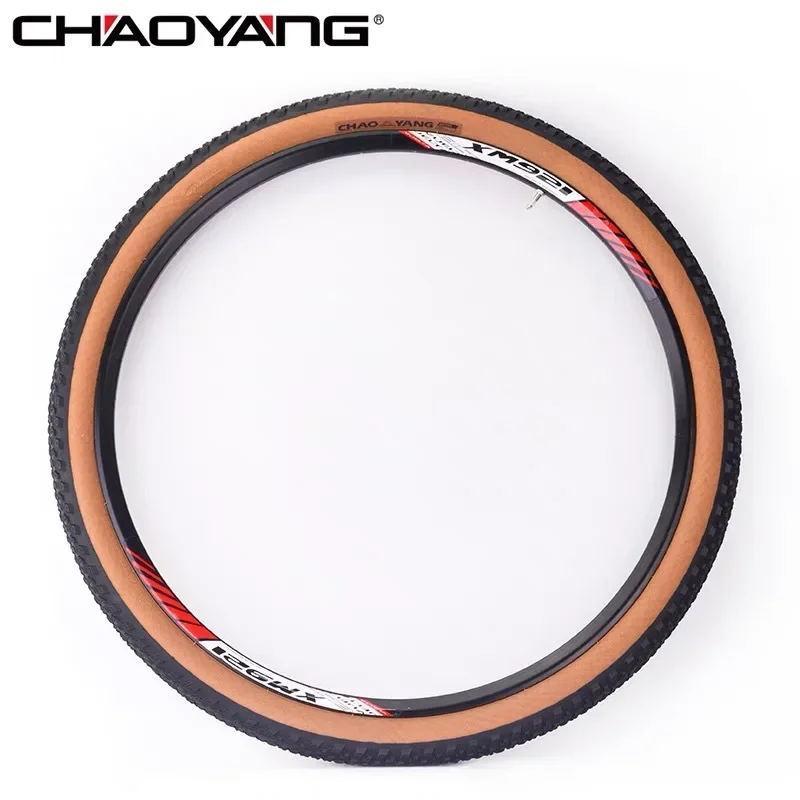 Chaoyang Mountain Bike Tire 26/27,5/29 Pneumatika žltej okrajovej punkcie Outer Pneuma