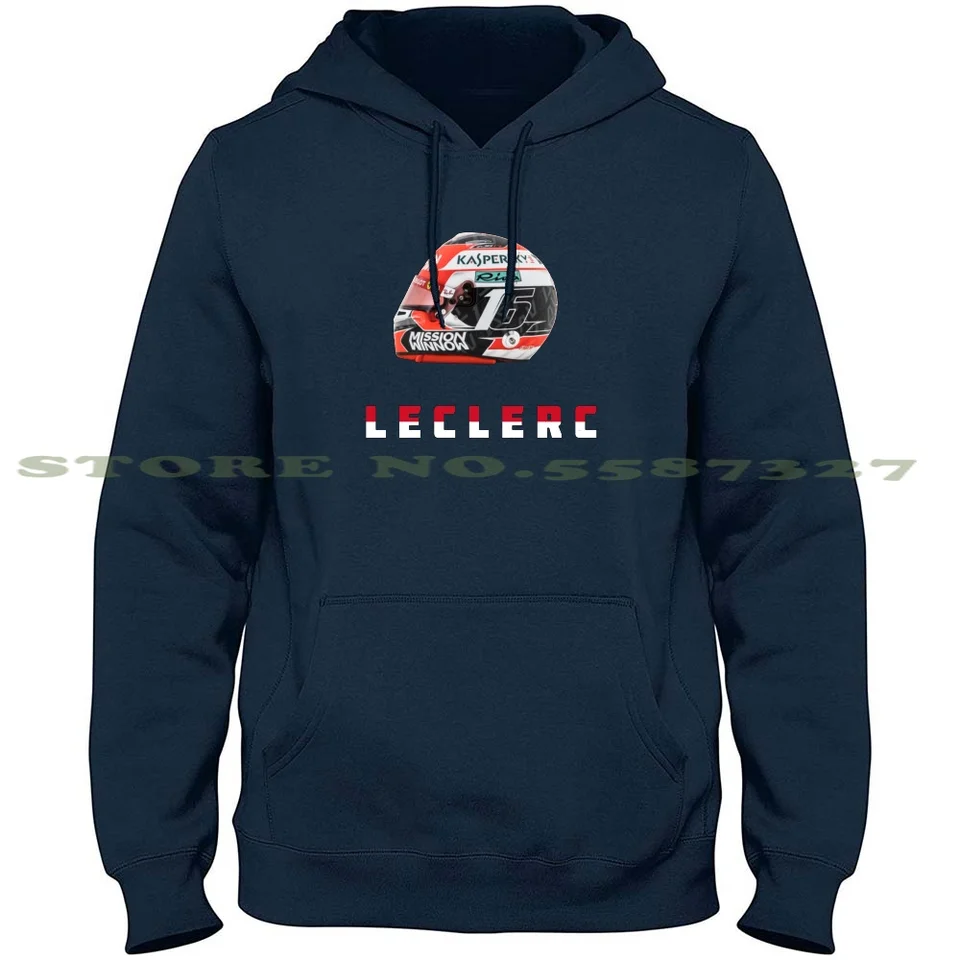 Charles Leclerc prilba 100% čistá bavlnená kapucňa tričko Charles Leclerc Formula Racing Monaco Monagasque Grand Prix WDC Driver