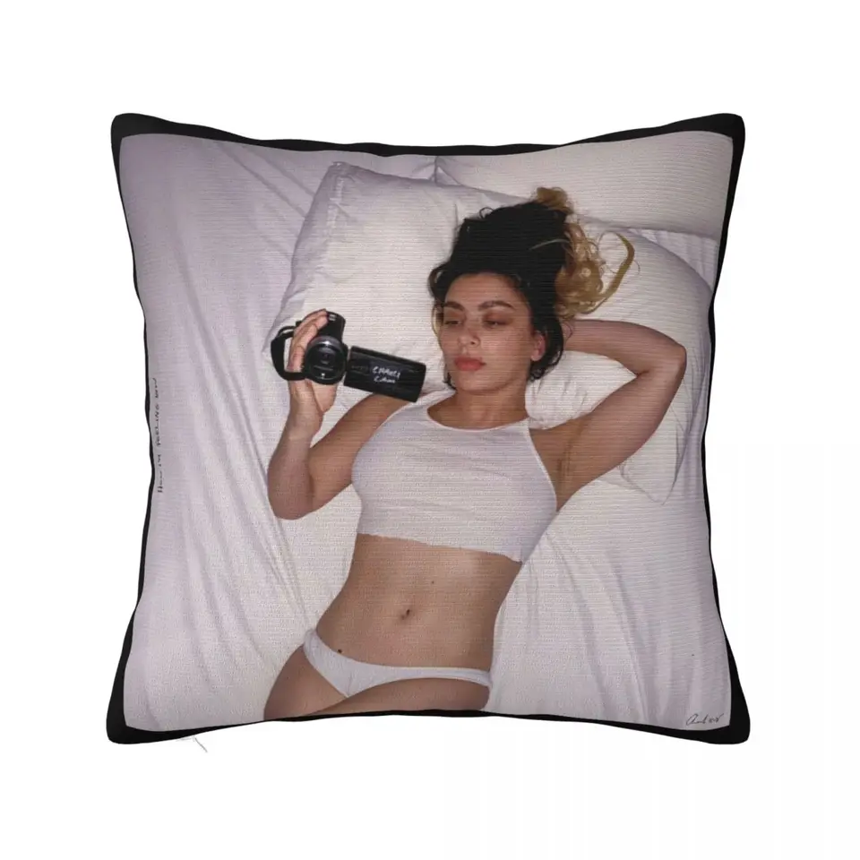 Charli xcx Ako sa cítim teraz s skladbou USA Veľkosť S až 3xl Trend Spring thow Unisex Priedušný vankúš