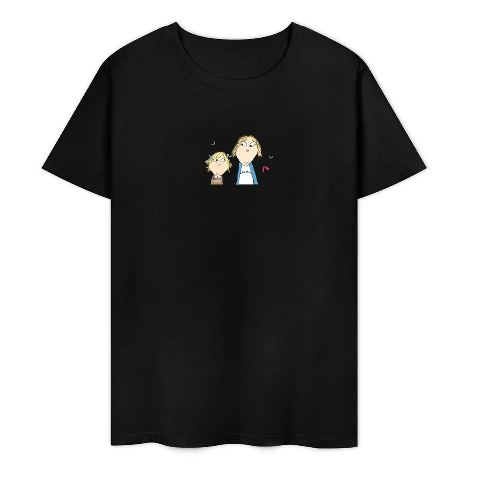 Charlie & Lola Vintage Tričko anime rapper Grafické odpaliská vintage grafické odevy pre mužov