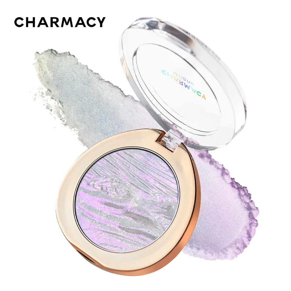 Charmacy Duochroma Pigment Zvýrazňovací lesk Dlhodobý viactichromový profesionálny zvýrazňovací kozmetický makeup pre ženy