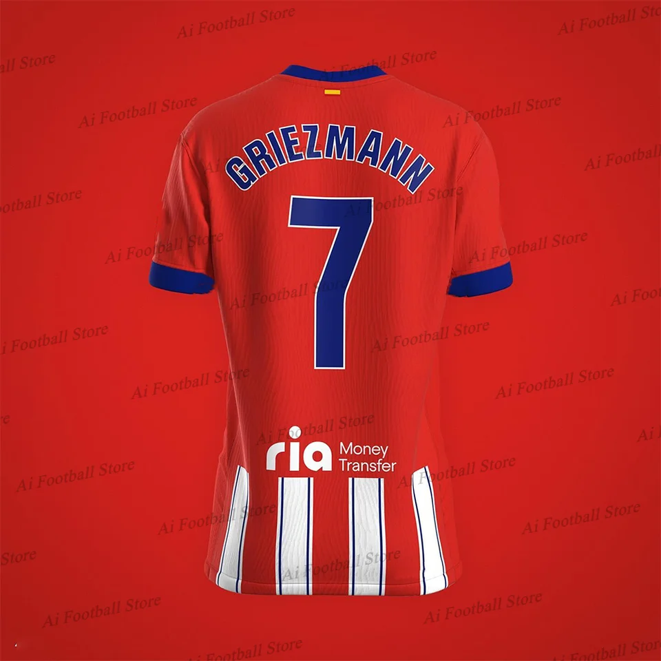 Chatgpt Design Jersey Španielska futbalová muži Tričko Griezmann Training Suit Jersey Dospelé deti Madrid City futbalový dres