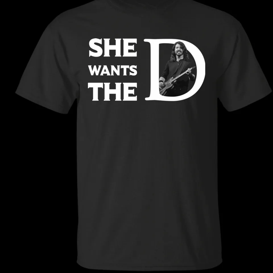 Chce Dave Grohl Black T tričko Cotton Všetky veľkosti S 5XL TA4713