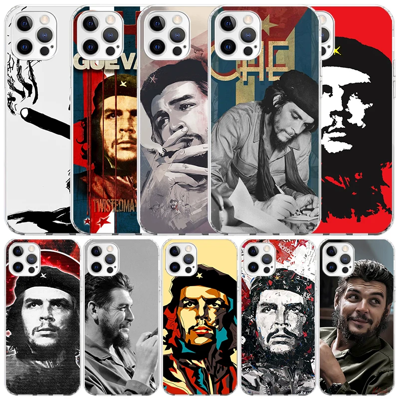 Che Guevara Cigaret Telefón puzdro pre iPhone 16 15 14 13 12 11 Pro Max Mini xr xs x 7 plus 8 + SE 2020 Soft TPU Zadný kryt TPU