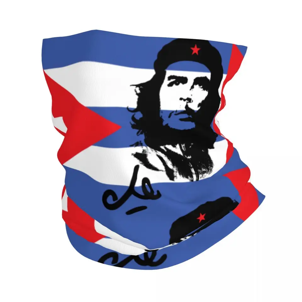 Che guevara s kubou vlajkovou gaiterom gaiter Men Ženy veterné zimné zimné socializmus sloboda šatka šál na turistiku