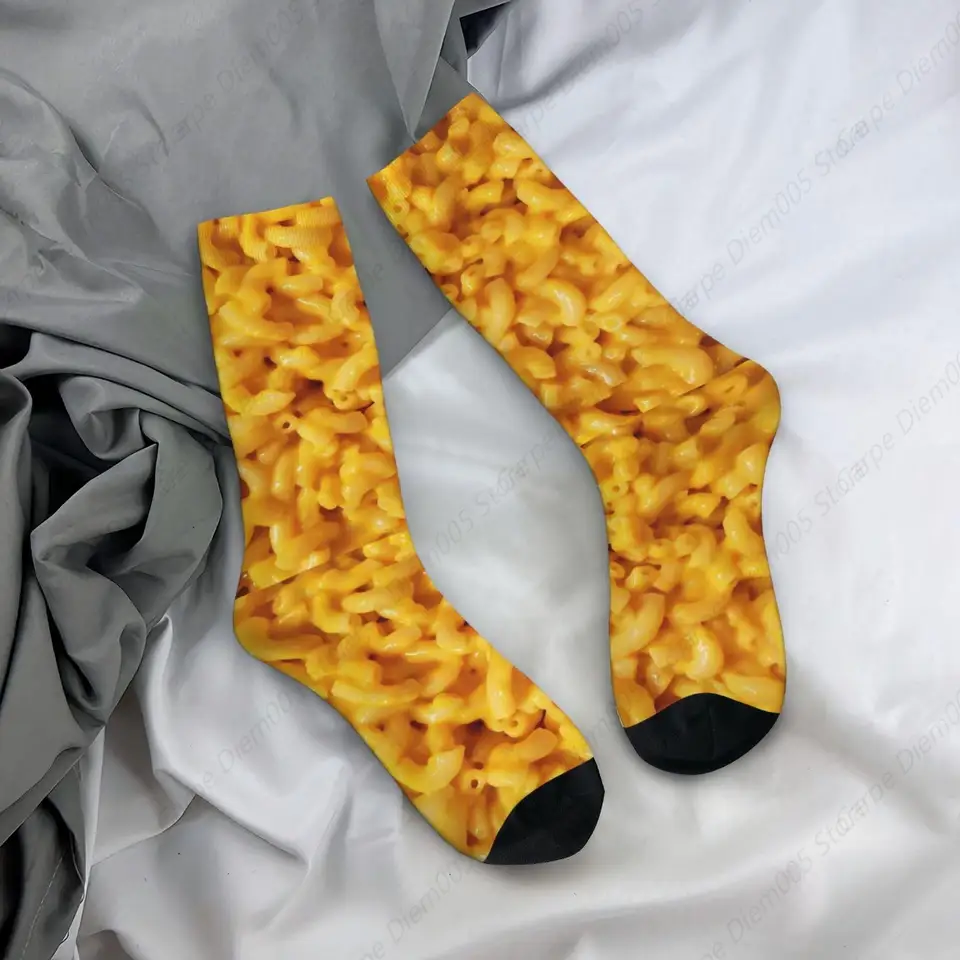 Cheesey Mid-Calf Boot ponožky mäkké priedušné ponožky posádky Novinka športové atletické ponožky pre ženy mužov
