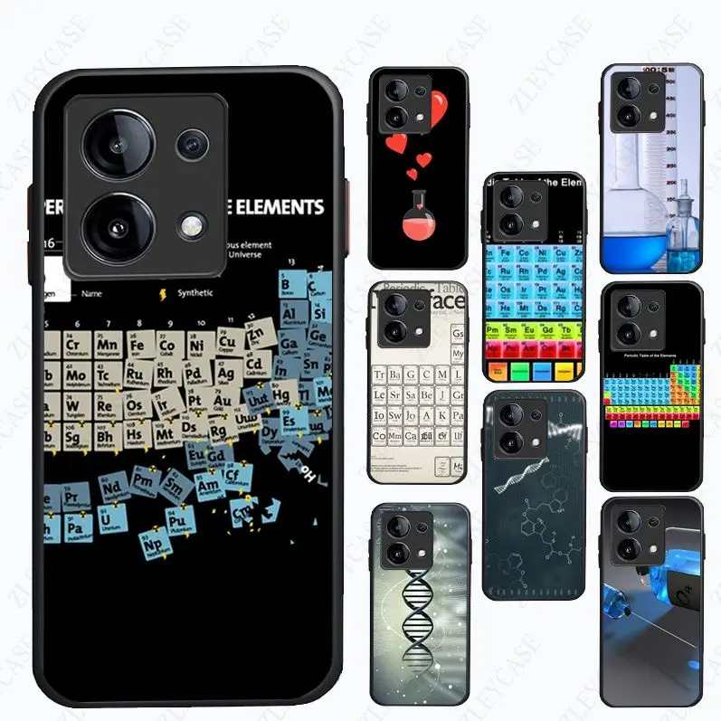 Chemické periodické zariadenie na telefónny kryt pre Xiaomi Redmi Poznámka 13Pro Note12Pro 11Pro note10pro 9pro 8pro 9s 9t 8t K40 12c 10c Prípady