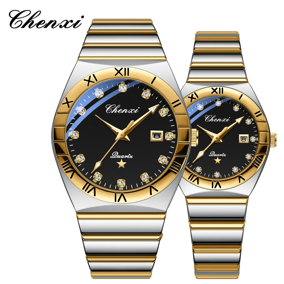 Chenxi 640 párov hodinky Nové Quartz ParaJas Watch for Men Darčekové hodiny zápästie náramok život vodotesný