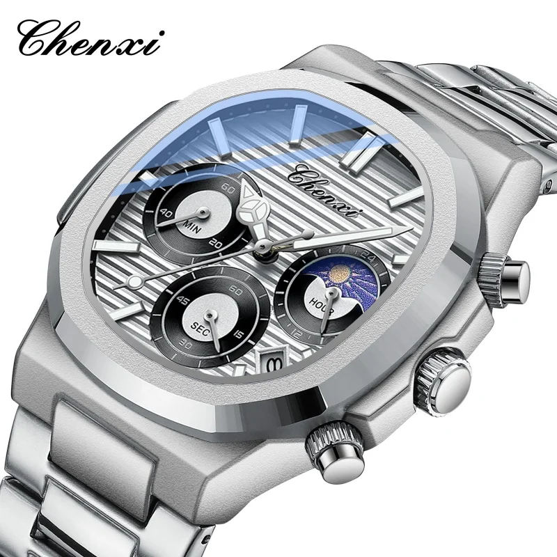 Chenxi 922 Pánsky Quartz Watch Calendar Mesiac