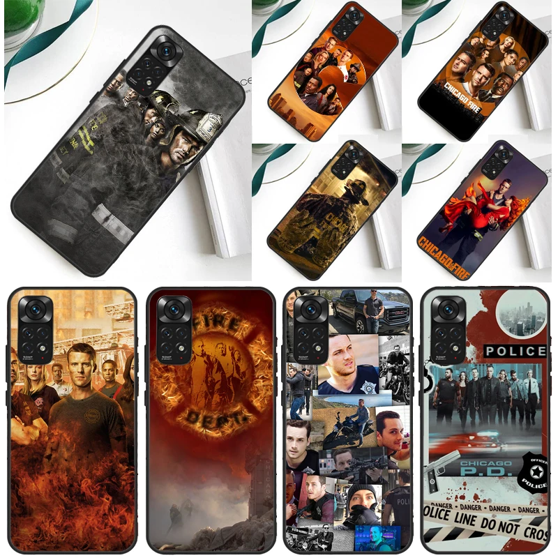 Chicago Fire TV Show Case pre Xiaomi Redmi Note 12 11 10 9 8 Pro 9S 10S 11S 12s Redmi 12c 9a 9c 10a 10c Coque Coque