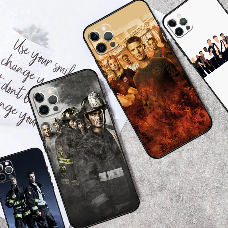 Chicago Fire TV show puzdro pre iPhone 14 15 16 plus 11 12 13 Pro Max 7 8 x xr xs max 12 13 Mini zadný kryt