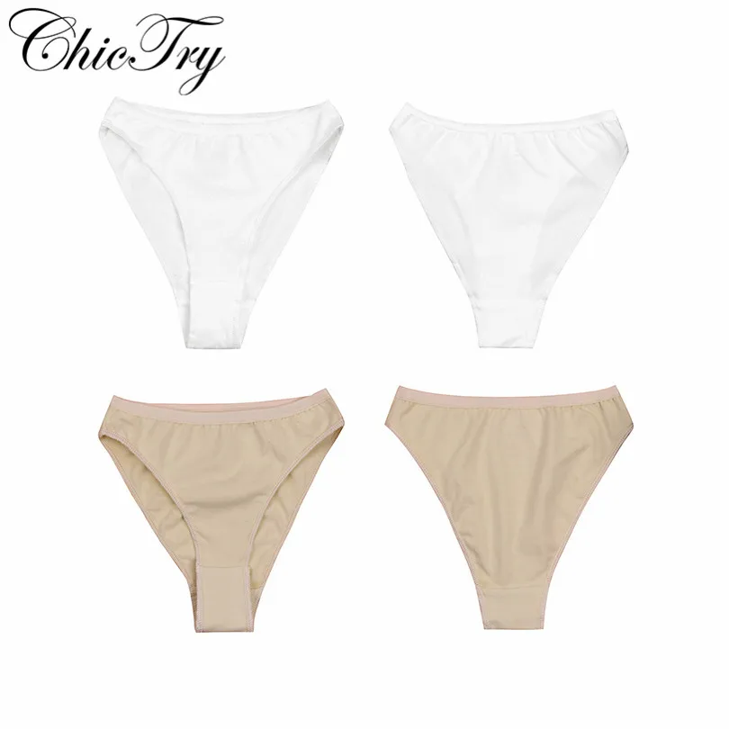 Chictry 2-12y Kids Balet Dance Underwear Dievčatá vysoké nohy strihané nohavičky Triangle nohavičky spodky baletné tanečné gymnastika