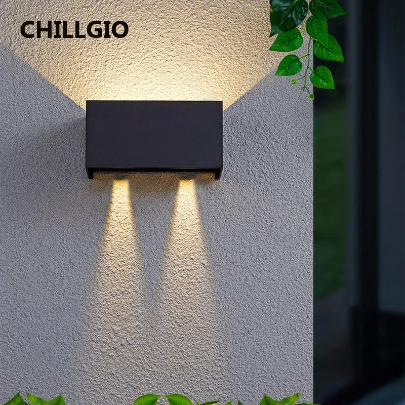 Chillgio Outdoor G9 nástenné svetlá vodotesná veranda záhradná dekorácia lampa IP65 Domov vnútorné svetlé LED hliníkové osvetlenie